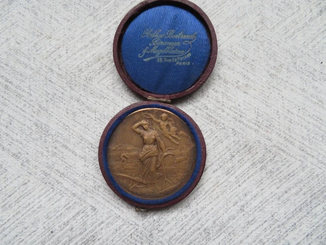 Médaille En Bronze Comice Agricole De L'arrondissement De Loches, Pichard - Collection