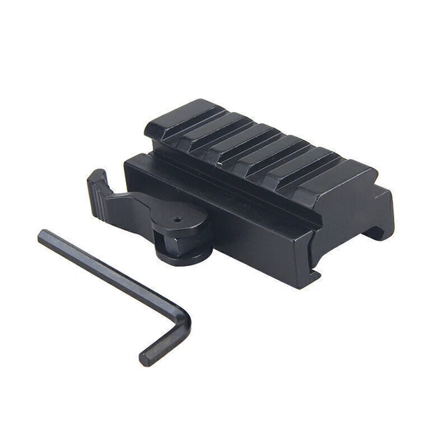 Paike Rail à Profil Bas 20 mm Weaver/Picatinny Rail Adaptateur de Base de Montage d'extension Avant pour MP5 G3