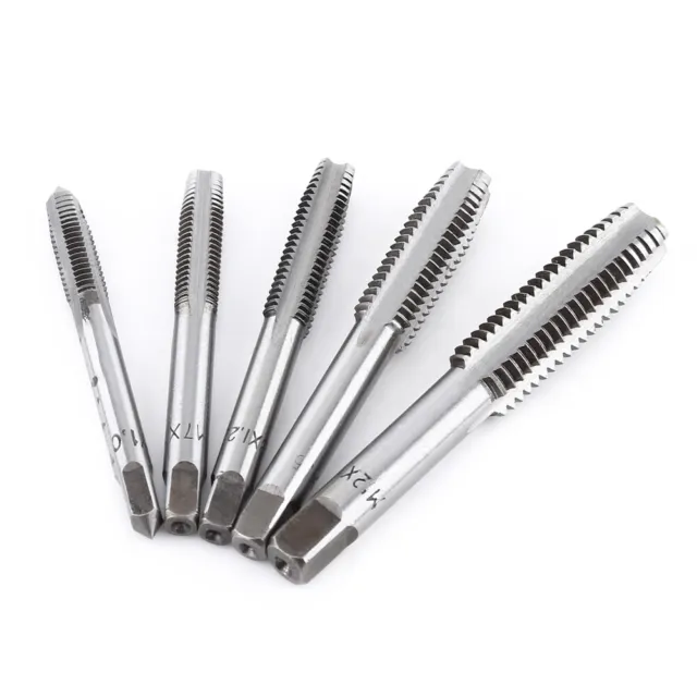 6pcs Set Screw Tap & T Shaped Wrench Threading Tapping Hand Tool Kit HEL