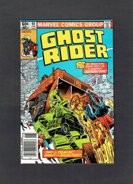 Ghost Rider #69 Marvel Comics Bronze Age 1981 VF Johnny Blaze & Newsstand Copy