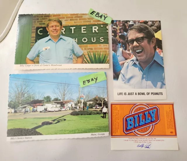 Billy Carter Assortment Postcard