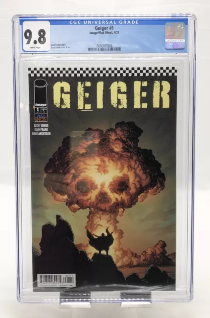 Geiger #1 (2021) Image Comics CGC 9.8 White Pages Geoff Johns