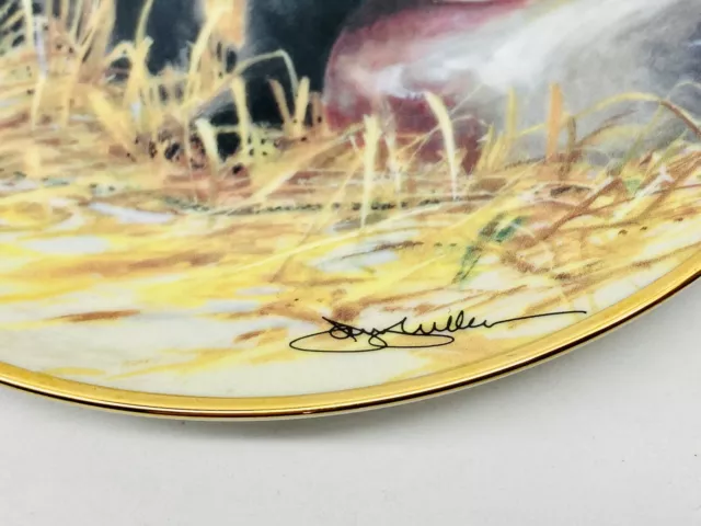 Franklin Mint Heirloom Beginners Luck Plate - Limited Edition - U3797 2