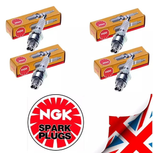 4x Honda CBR 600 F 1997 NGK Spark Plug Set