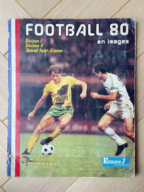 Album Panini Football 80 en images incomplet  1980 Division 1 & 2