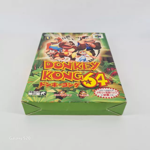 Donkey Kong N64 OVP Nintendo 64 Famicom NTSC-J Game Cartridge Rang B✅️ 10