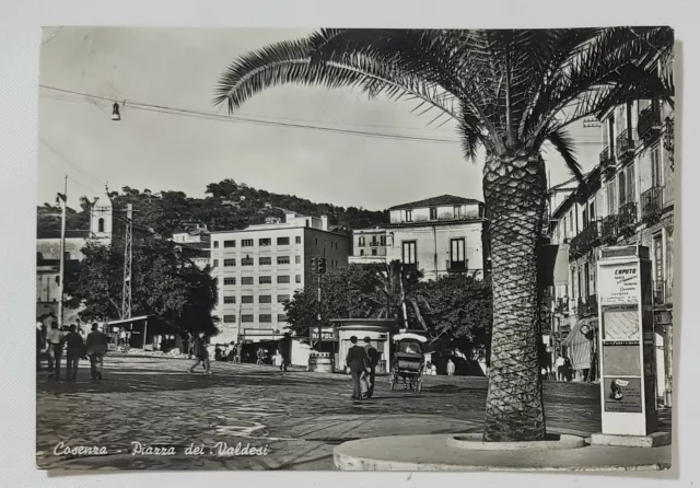 03089 Cartolina - Cosenza - Piazza dei Valdesi - 1957