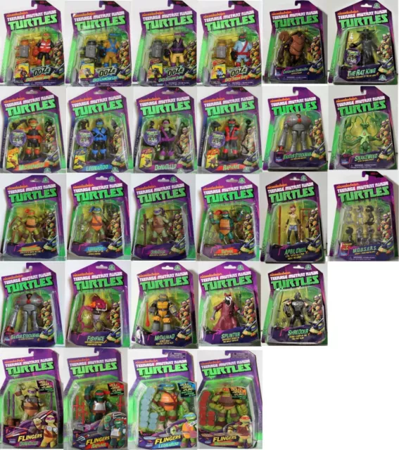 + TMNT Teenage Mutant Ninja Turtles Playmates Figuren AUSWAHL: Flingers,Ooze