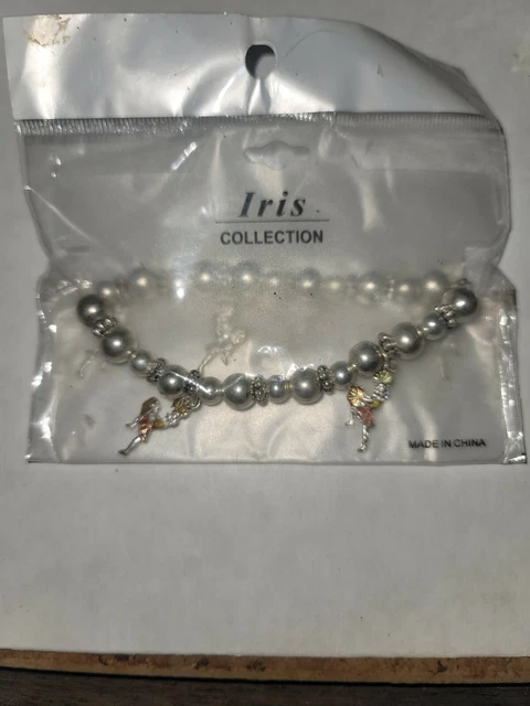 Iris Collection  Bracelet with cheerleader charms