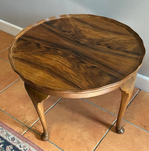 Antique Early 20th Century Pie Crust Coffee Table