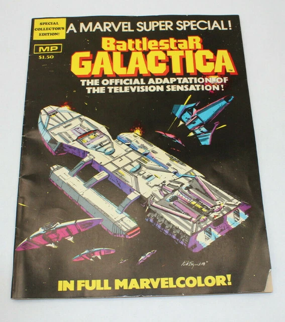 MARVEL SUPER SPECIAL #8 (1978) BATTLESTAR GALACTICA TV Adaptation 5.5 ...