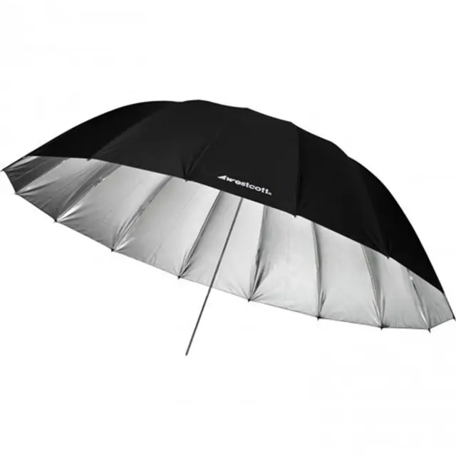 Westcott 7 Feet Silver Parabolic Umbrella #4633