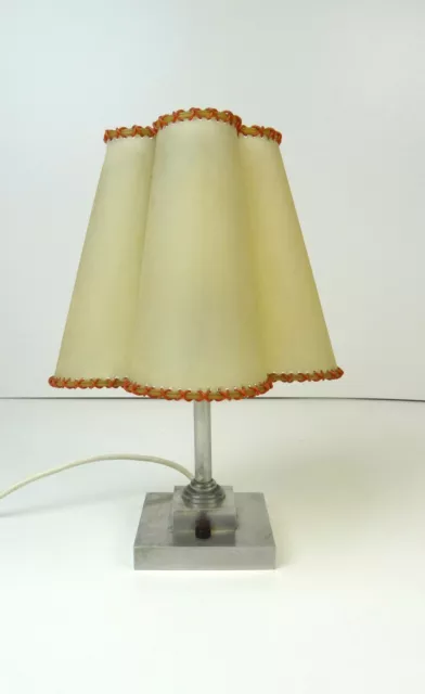 Very Rare Original Antique Art Deco German Minimalist Bauhaus Desk Lamp 1920