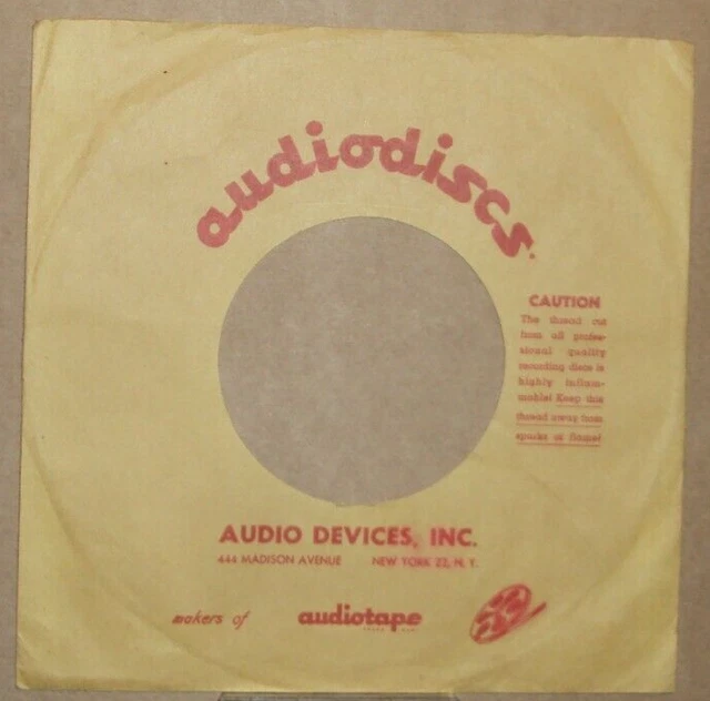 "AudioDiscs","Company Sleeve","Original","45rpm,"7inch,"Record,"Vintage,} )));0