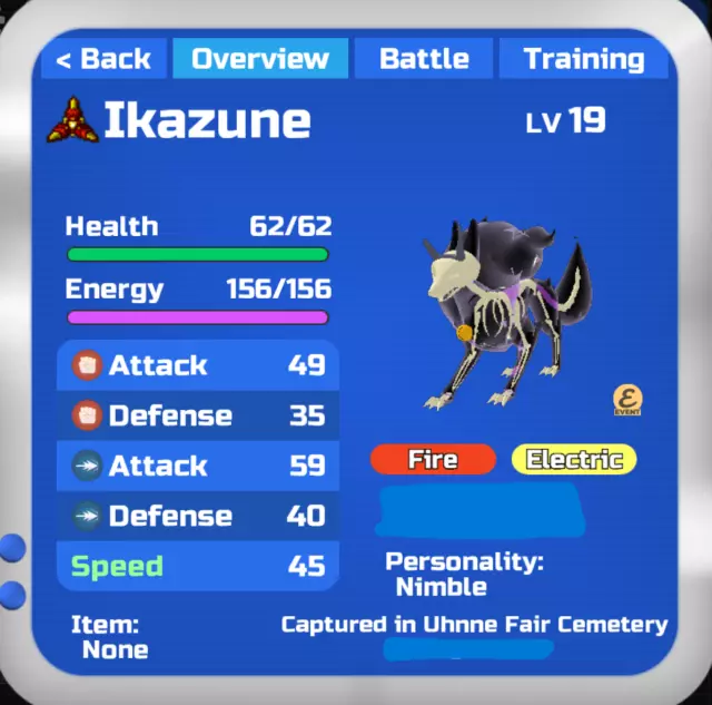 🎃🦊 Roblox Loomian Legacy - Purple *HALLOWEEN* Ikazune! (Perfect Nature) 🦊🎃