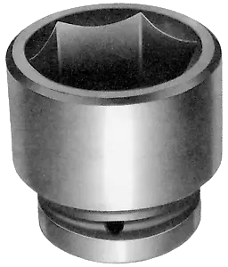 130mm x 1.1/2" Drive Standard Impact Socket T&E Tools 77130