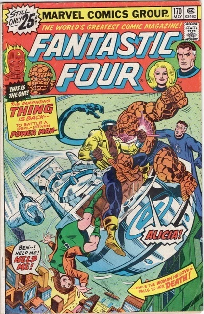 FANTASTIC FOUR #170 (1976), Luke Cage (Power Man), the Thing, Human Torch