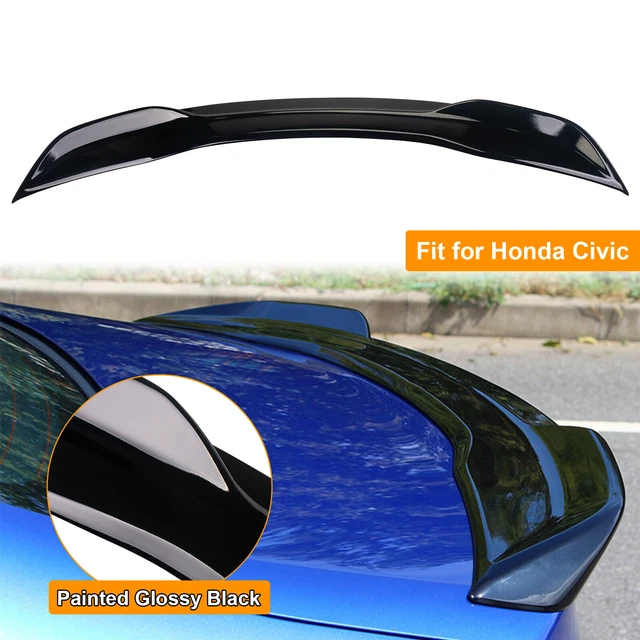 FOR 2022 2023 2024 Honda Civic Rear Trunk Spoiler Wing Painted Glossy