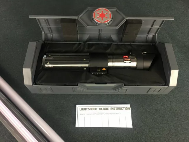 Star Wars Galaxy’s Edge Darth Vader Legacy F/X Lightsaber w/36” Blade & Case NEW