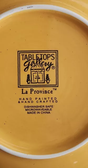TABLETOPS GALLERY LA Province Salad or cake plate 6 1/8~ Corsica. $8.00 ...