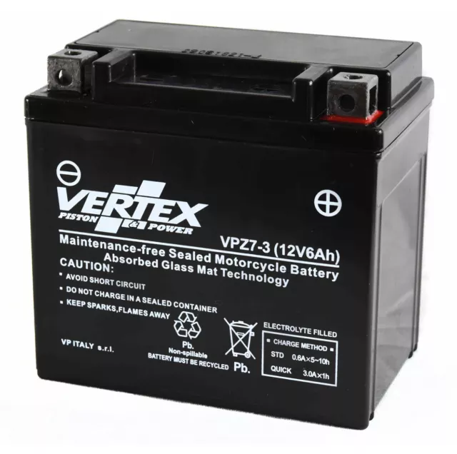 Vertex Battery For Honda CBF 125 NA CB 125 R ABS 2019
