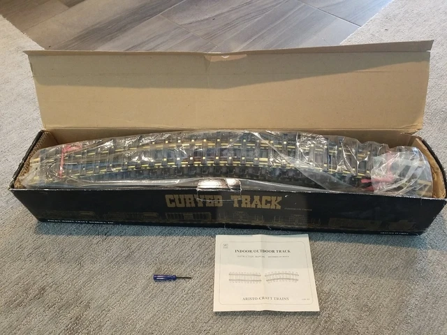 Aristocraft Trains G Scale ART-11800 Curved Track X-Wide 12 PCS. NEW! Aristocraft Trains G Scale ART-11800 Curved Track X-Wide 12 PCS. NEW!