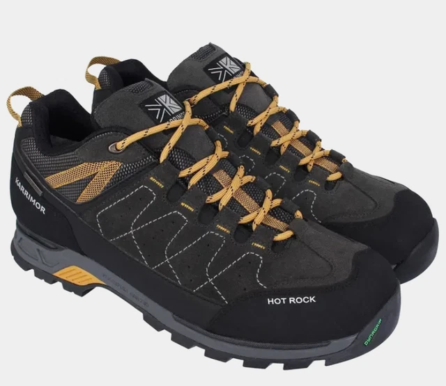 KARRIMOR HOT ROCK Low Mens Walking Shoes Mens Waterproof Suede Hiking Trainers 49.99 PicClick UK