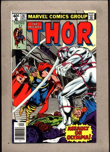 Mighty Thor #287_September 1979_Near Mint Minus_"Assault On Olympia"_Bronze Age!