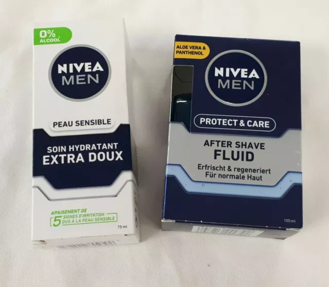 Nivea Men Set de Protect & Care After Shave Fluid + Soin hydratant 75 ml /EBLF