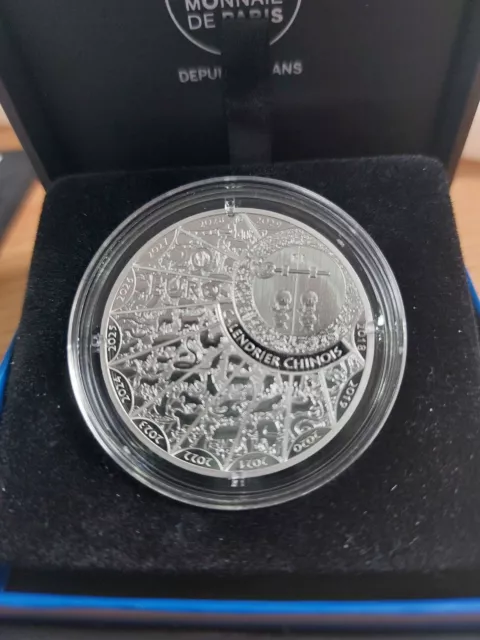 20 Euro Lunar Serie 2022 - Jahr des Tigers - 1 Oz Silber PP Frankreich 2