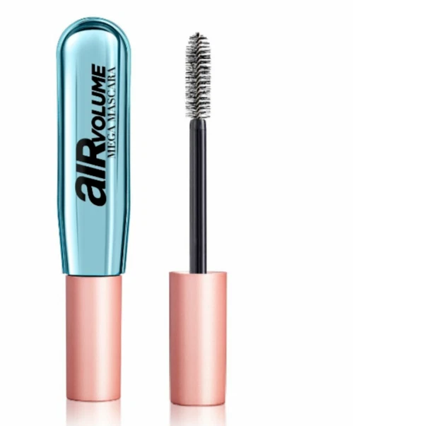 Mega rímel L'Oreal Paris Air Volume fácil impermeable - negra