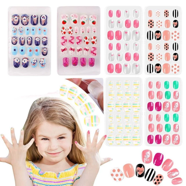 Copertura completa quadrata corta falso gel nail art unghie finte false punte unghie unghie
