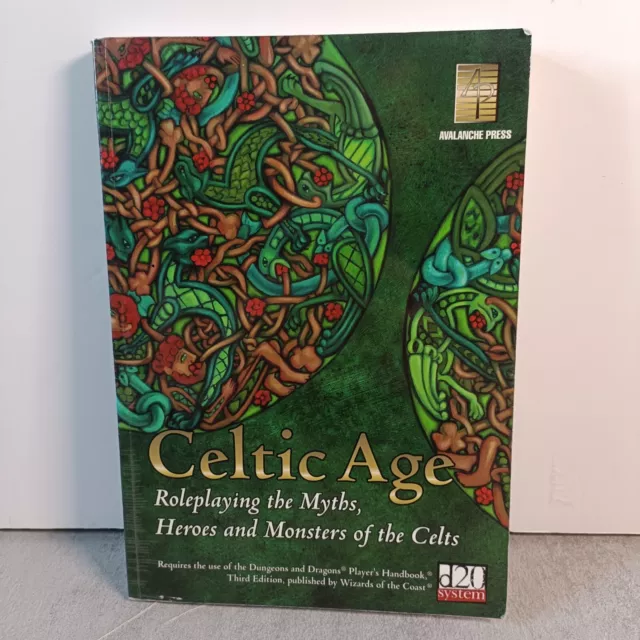 d20: Celtic Age - Roleplaying the Myths Heroes and Monsters of the Celts Pb #