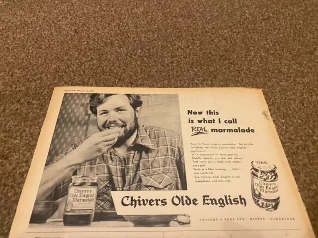 Ppobk11 Advert 7X11 Chivers Olde English Marmalade