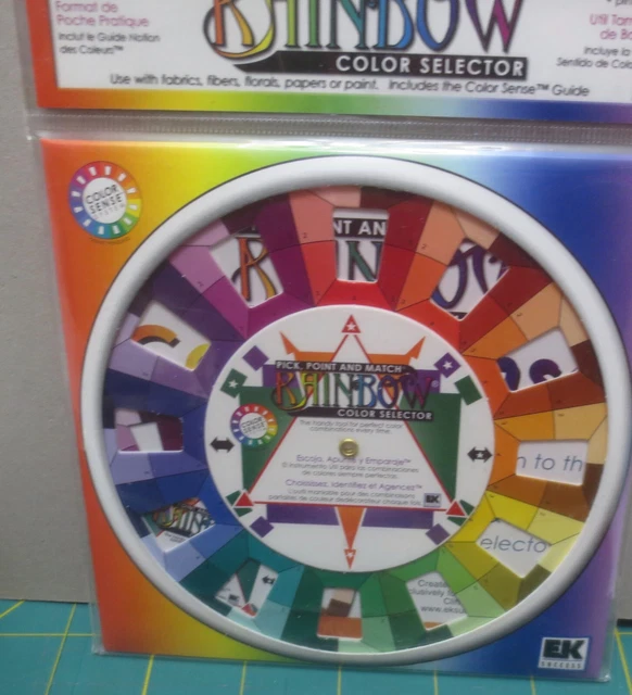 Rueda selectora de color arco iris - Elige punto y combina guía de sentido de color EK Success