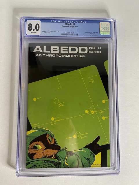 Albedo #3 CGC 8.0 2nd  App. of Usagi Yojimbo, 1st App Tomoe Ame & Lord Nori Yuki