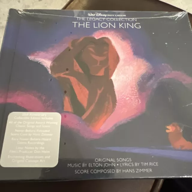 THE LION KING CD Walt Disney Records Legacy Collection CD New Factory