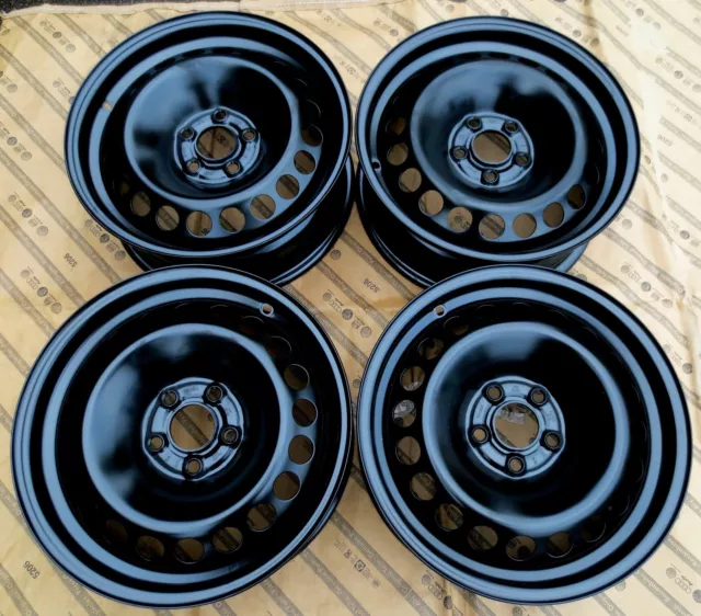 4x Stahlfelgen Audi A1 Typ 8X  6Jx15H2 5x100 et29  NEU! # A-8658