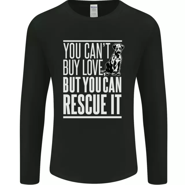 You Can'T Comprar Love Divertido Reutilizable Perro Cachorro Hombre Manga Larga