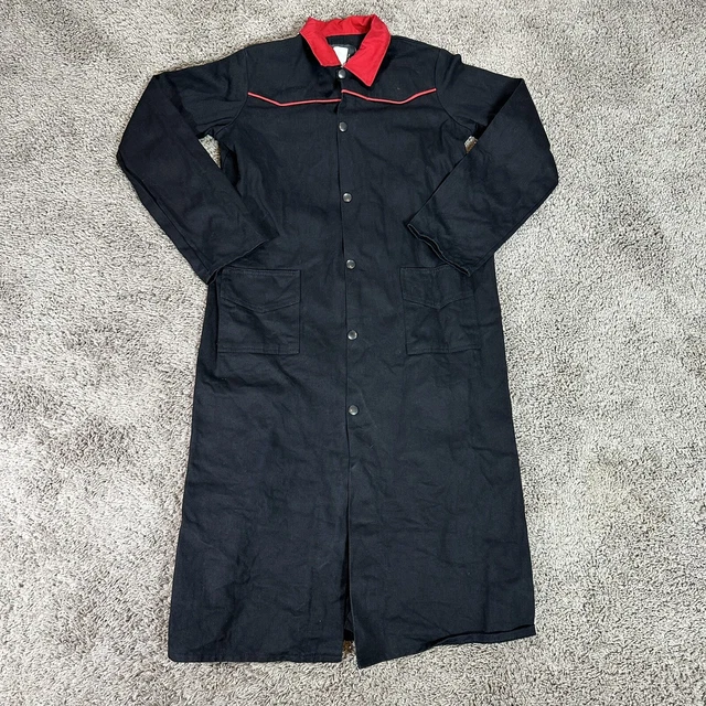VTG 1995 Pro Only by Tex Tan Denim Size 12-14 Western Duster Jacket Range Coat