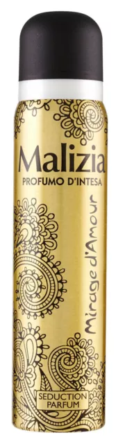 Malizia Rafraîchisseur D'Air Environnement Dorante Spray 100 Ml. Mirage D'Amour