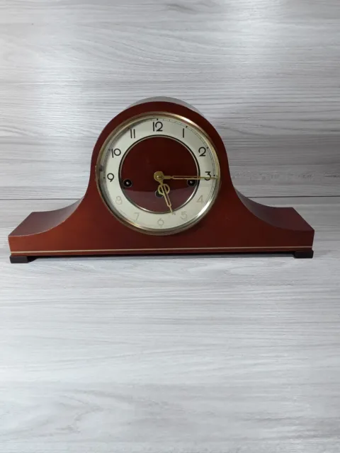 Franz Hermle Mantel Clock 340-020a Westminster Chime And Key