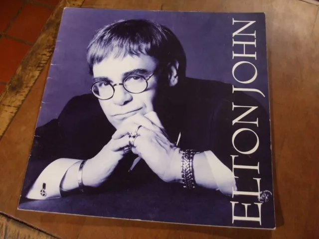 ELTON JOHN AIDS FOUNDATION THE WORLD TOUR 1993 programme LONDON excellent