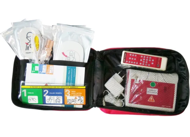 2 Sets AED Trainer First Aid Training Defirillator Simulator CPR AED Training 2