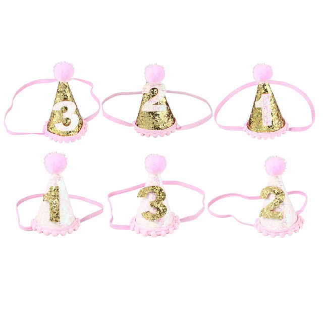 Fasce per la fronte per ragazze berretto compleanno gioielli per capelli bambino