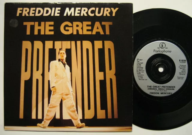 Freddie Mercury The Great Pretender / Stop All The Fighting 7" Vinyl Single