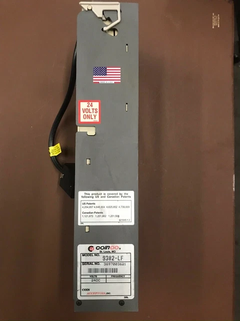 Coinco 9302LF Coin Changer 90DayWarranty 15pin Validator Dollar Bill Acceptor