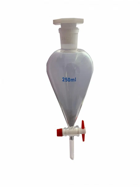 Imbuto Separatore 250 ml in Vetro, Professionale da Laboratorio