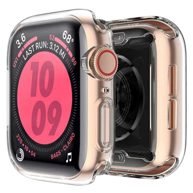 Silicone Protective Case For Apple Watch Series 6 44 MM Full Cover TPU Case