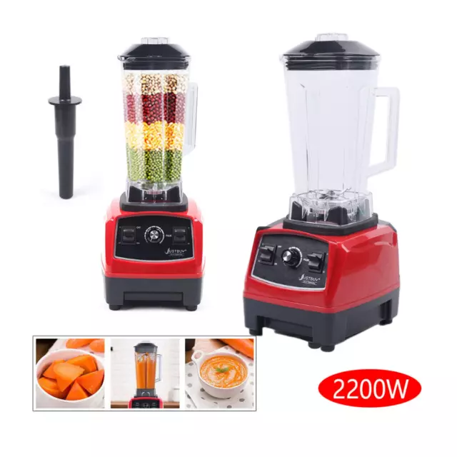 Commercial 2000W Blender Mixer Juicer Comercial Smoothie 2L Blender Heavy Duty